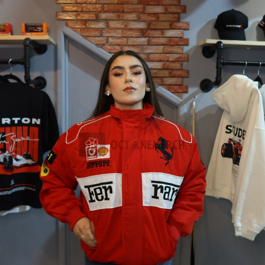 Translation missing: es.Scuderia Cavallo Rojiblanco Racing Jacket