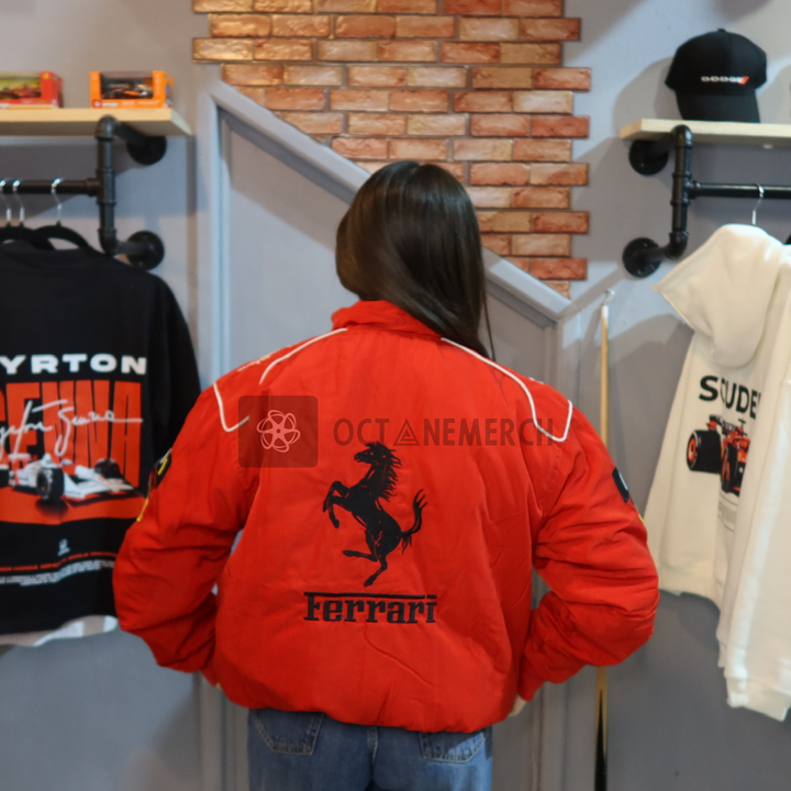 Translation missing: es.Scuderia Cavallo Rojiblanco Racing Jacket
