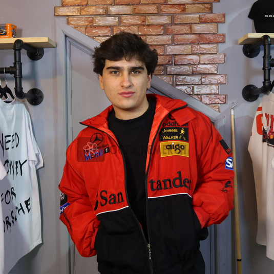 Translation missing: es.Heritage Speed Red-Black Racing Jacket