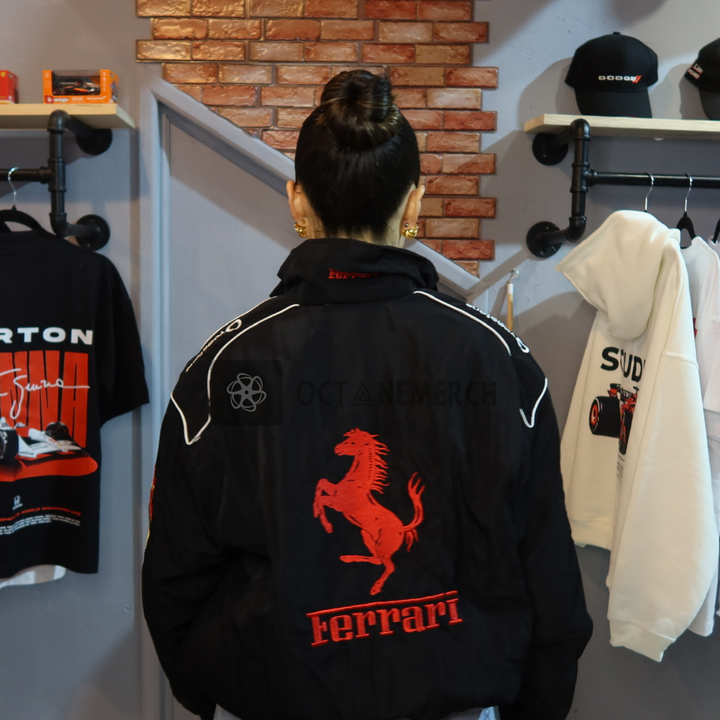 Translation missing: es.Scuderia Cavallo Black Racing Jacket