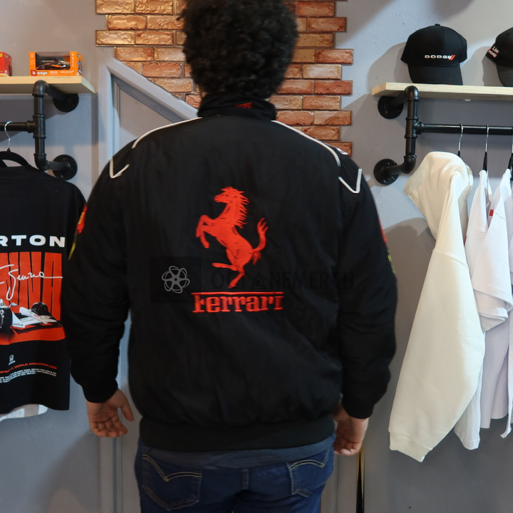 Translation missing: es.Scuderia Cavallo Black Racing Jacket