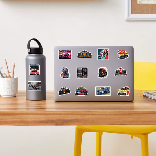 Translation missing: es.Pack de Stickers F1 - 50 Pegatinas Impermeables