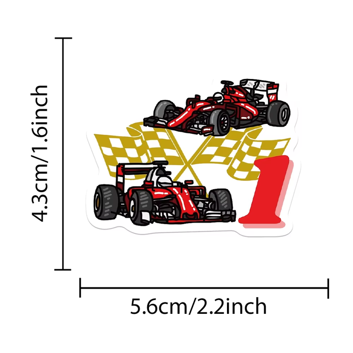 Translation missing: es.Pack de Stickers F1 - 50 Pegatinas Impermeables